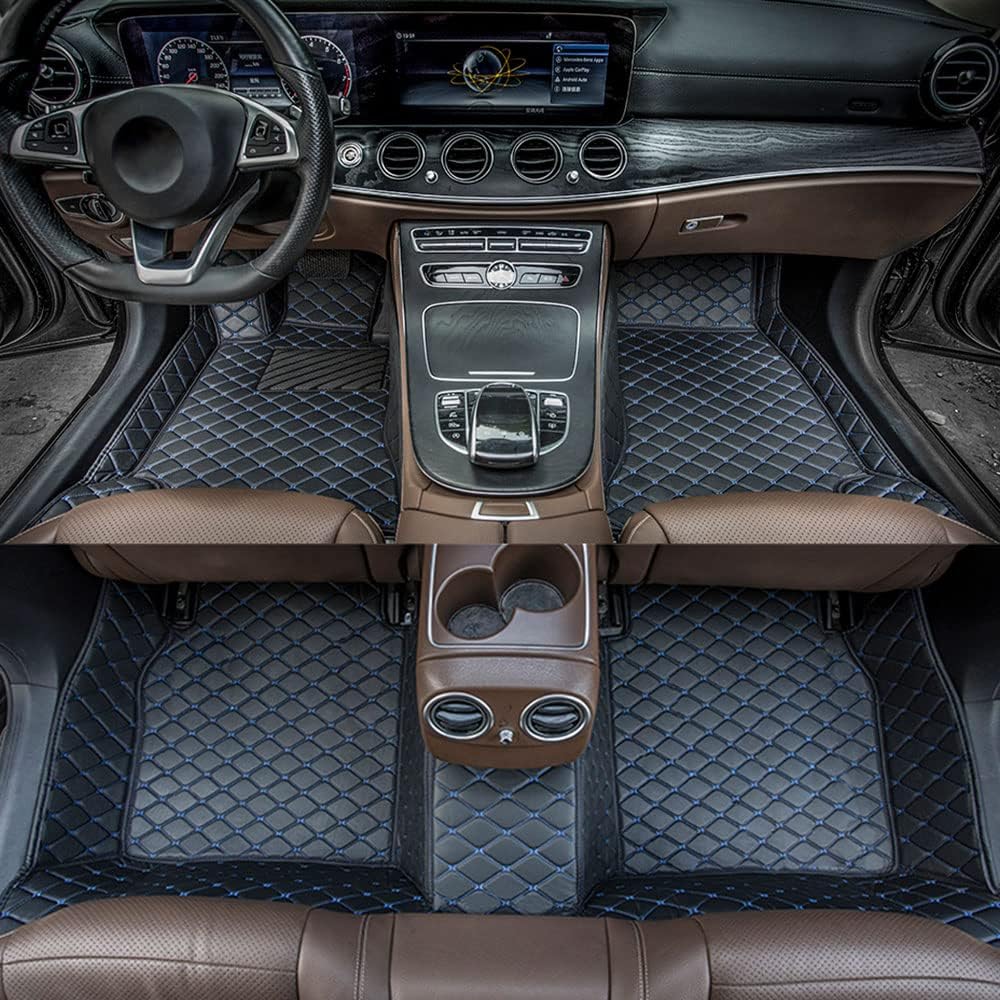 All Weather Non-Slip Leather Car Floor Liners D8761