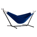 Royal Blue Polyester Hammock with Stand Z17342