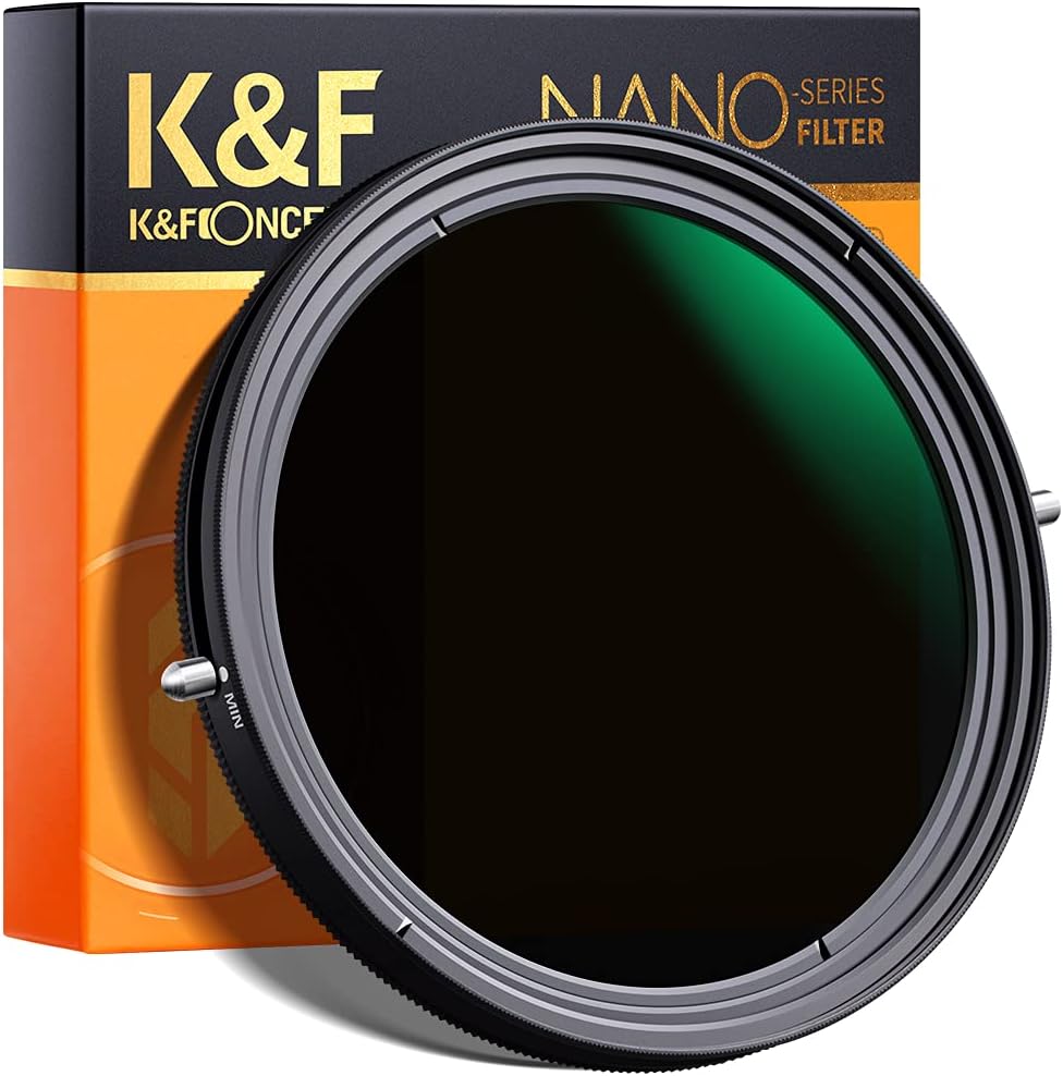 62mm Variable Fader ND2-ND32 ND Filter and CPL Circular Polarizing Filter 2 in 1 Pack of 2 D14120