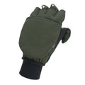 Windproof Cold Weather Convertible Mitts Olive Green/Black M786870