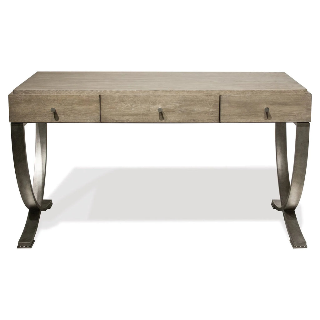 Wood and Metal Writing Desk B7863