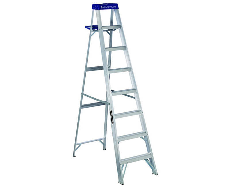 10 ft Aluminum 250 lb Capacity Stepladder J5190