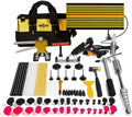 77 Pc Paintless Dent Repair Kit with Dent Lifter and Slide Hammer Z796015