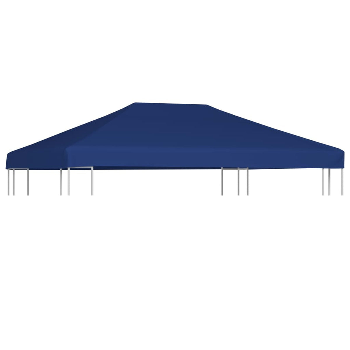 Blue 13.1ft x 9.8ft PVC Coating Gazebo Top Cover Replacement O958084