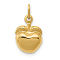 14K Yellow Gold Apple Pendant Charm I523805