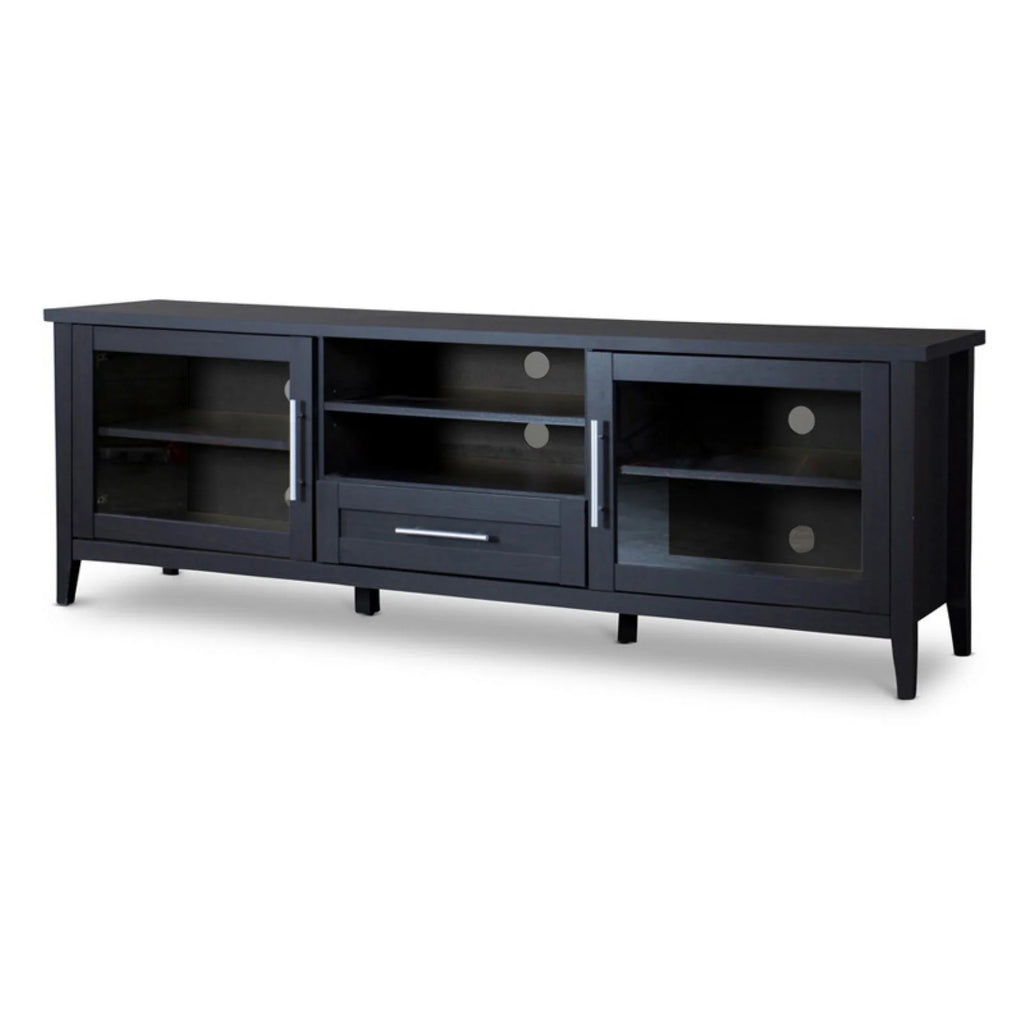 71" Espresso Wood TV Stand U5916