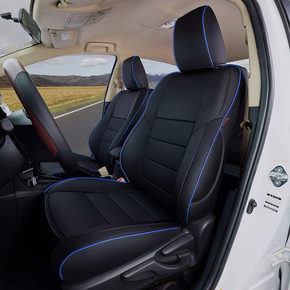 Black Leatherette Custom Fit Seat Covers M618