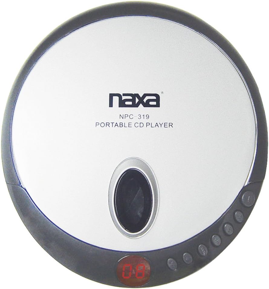 Portable CD Player with Earbuds Black D5226