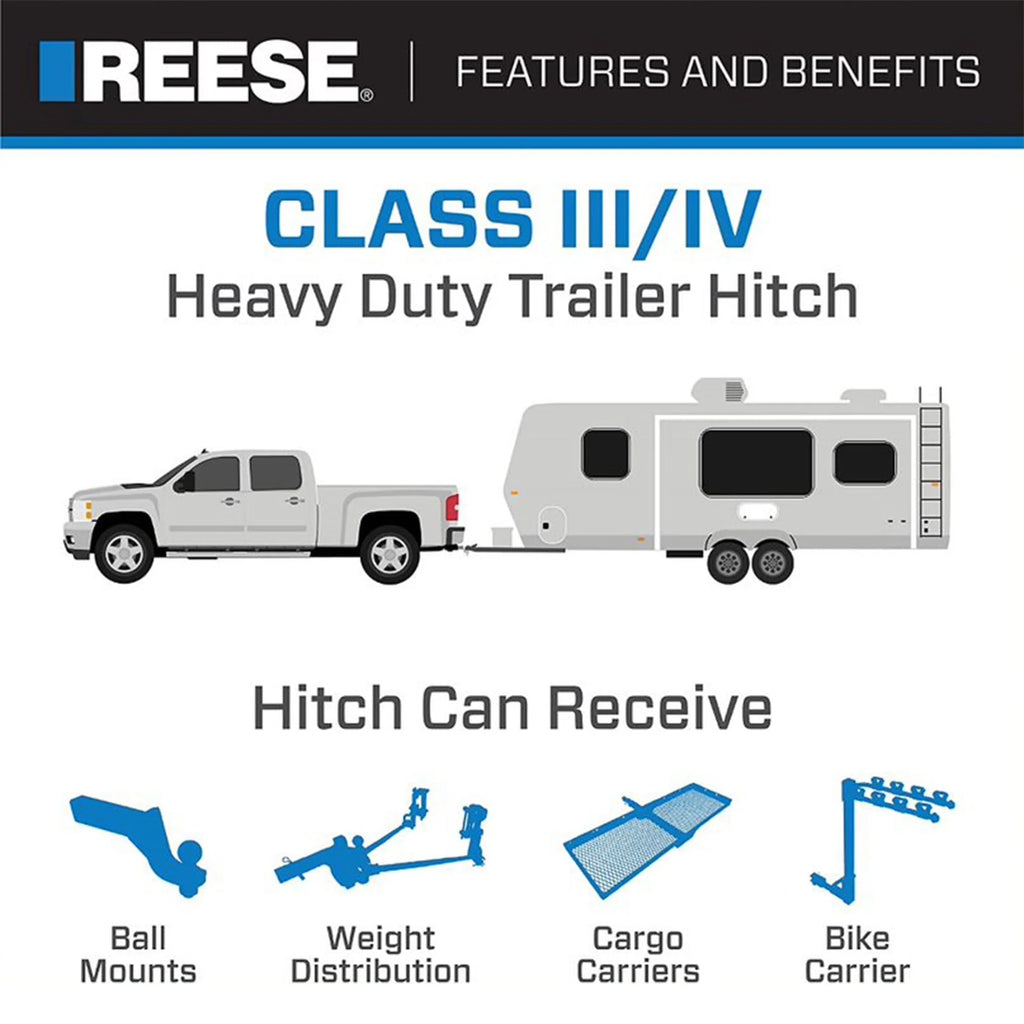 Class III Trailer Tow Hitch with 2 In Receiver Tube M954