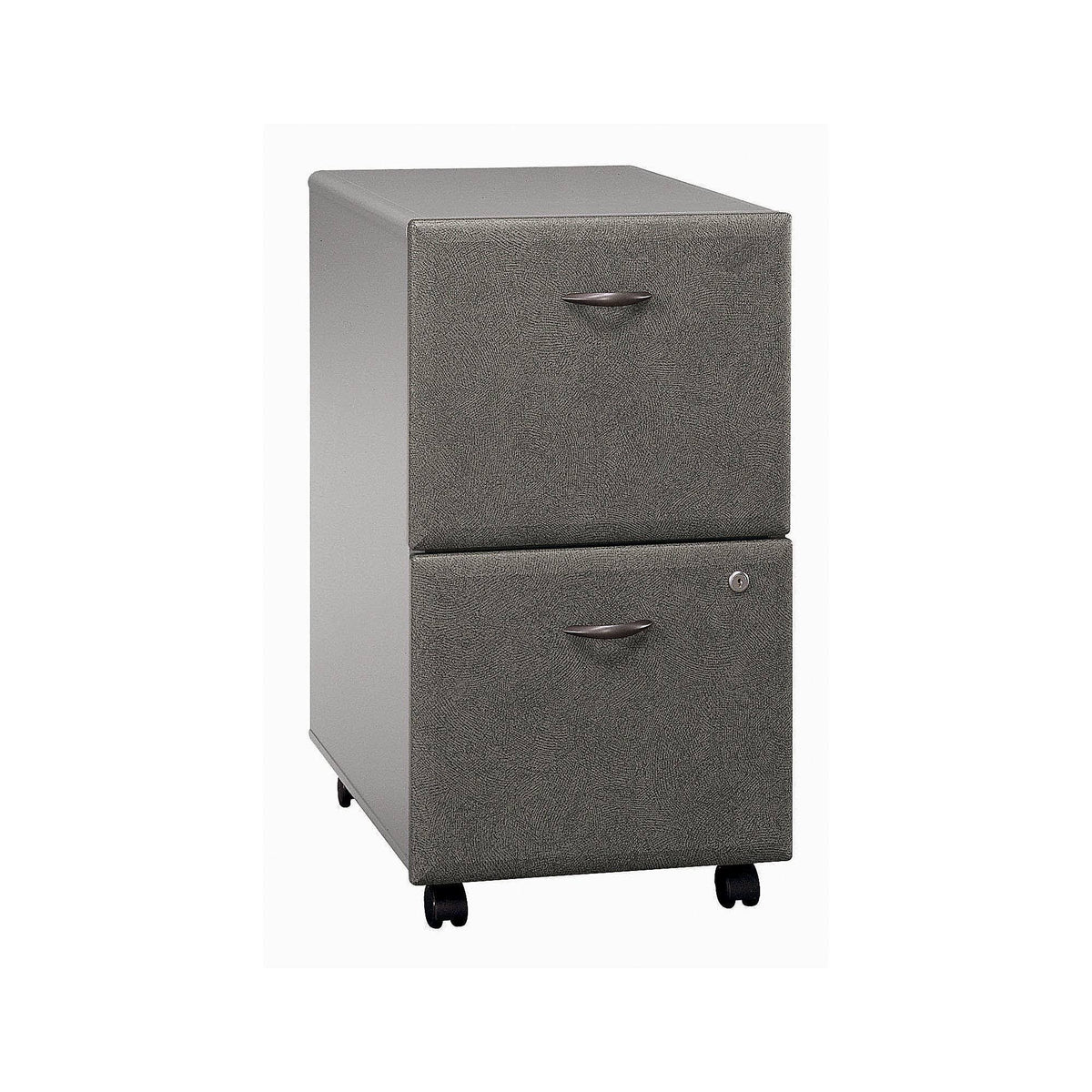 Pewter 2 Drawer Mobile File Cabinet F758036