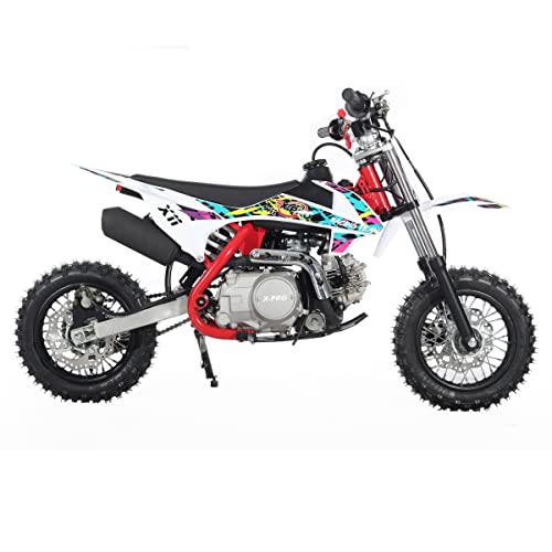 110cc Dirt Bike with Automatic Transmission, Electric Start, 10"/10" Tires (Black) E561