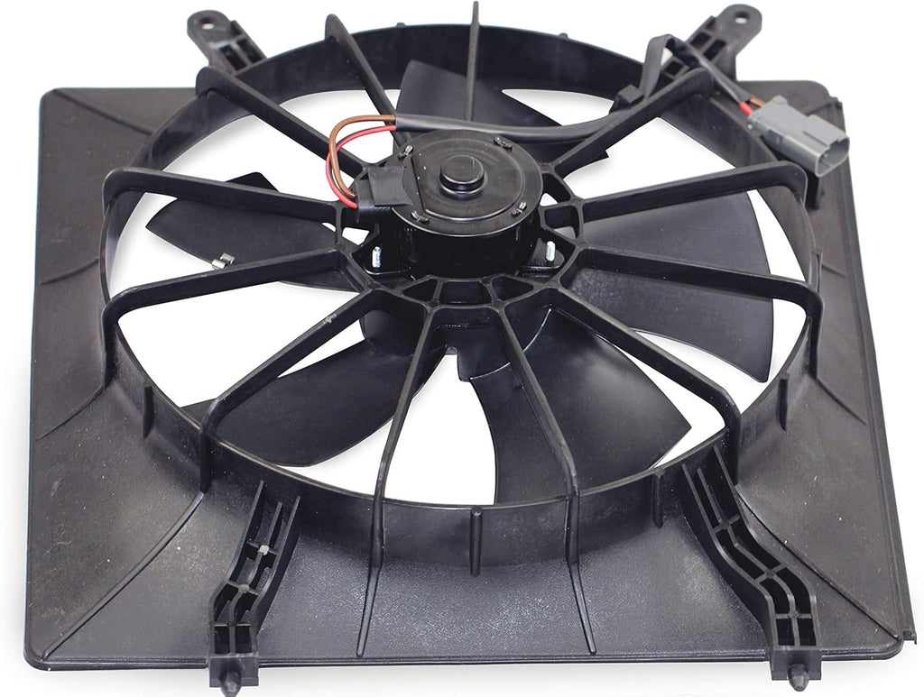 Left Driver Side Radiator Cooling Fan Assembly Pack of 2 T814112