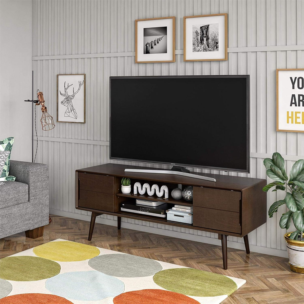 Walnut Bar Cabinet A22610