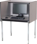 Medium Oak Computer Carrel C617