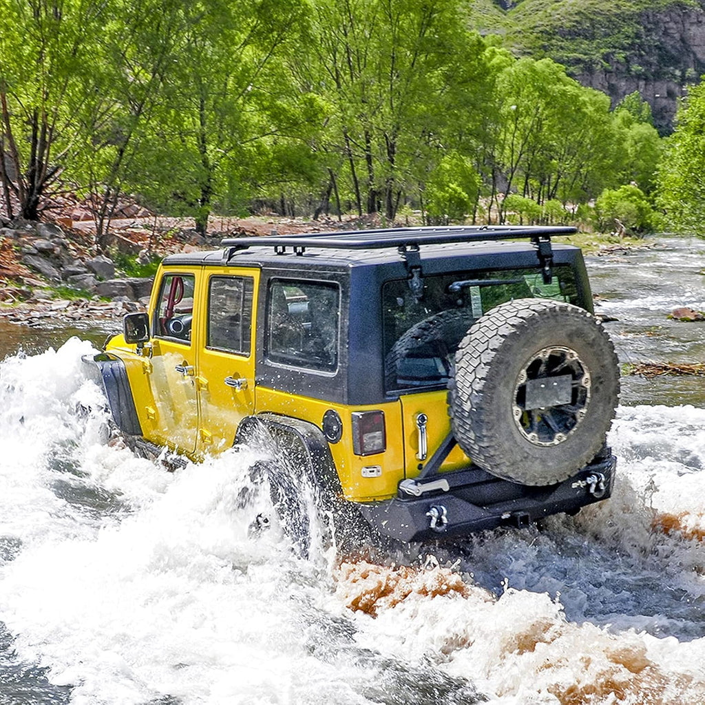 Front and Rear Bumper with Tire Carrier H2256