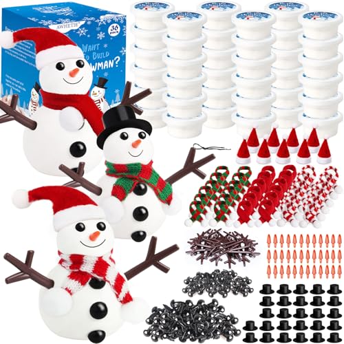 36 Pack Christmas Crafts Kit Modeling Clay W7457
