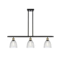 Black Antique Brass 3 Light Island Light V826478