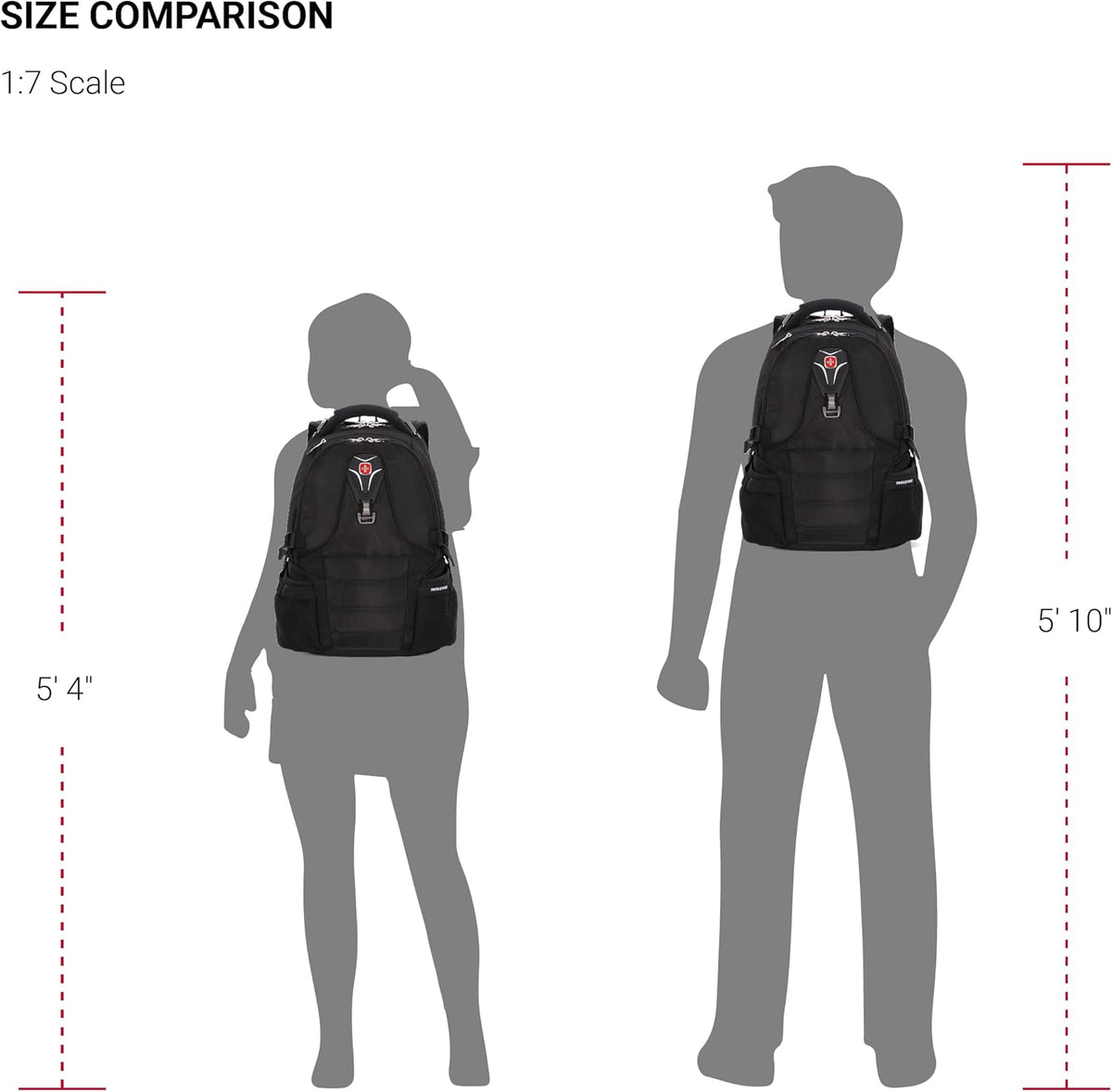 Black 17.5-Inch Laptop Backpack Z43773