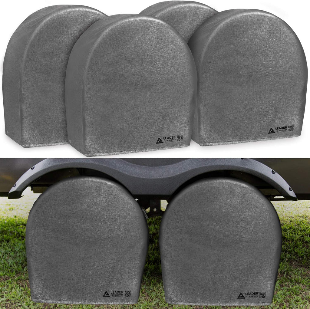 Tire Covers 4 Pack Waterproof Fits 24"-26.5" Diameter Tires Black Pack of 2 K39800