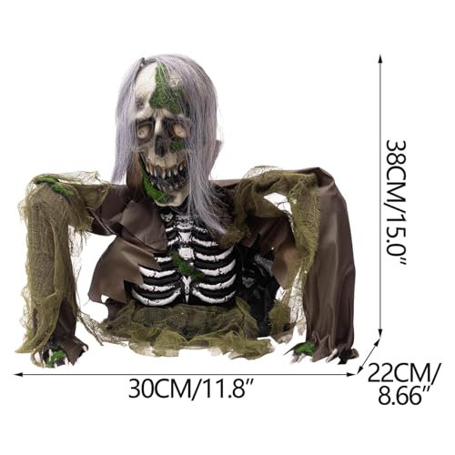 Animatronic Zombie Groundbreaker with Light and Sound H34501