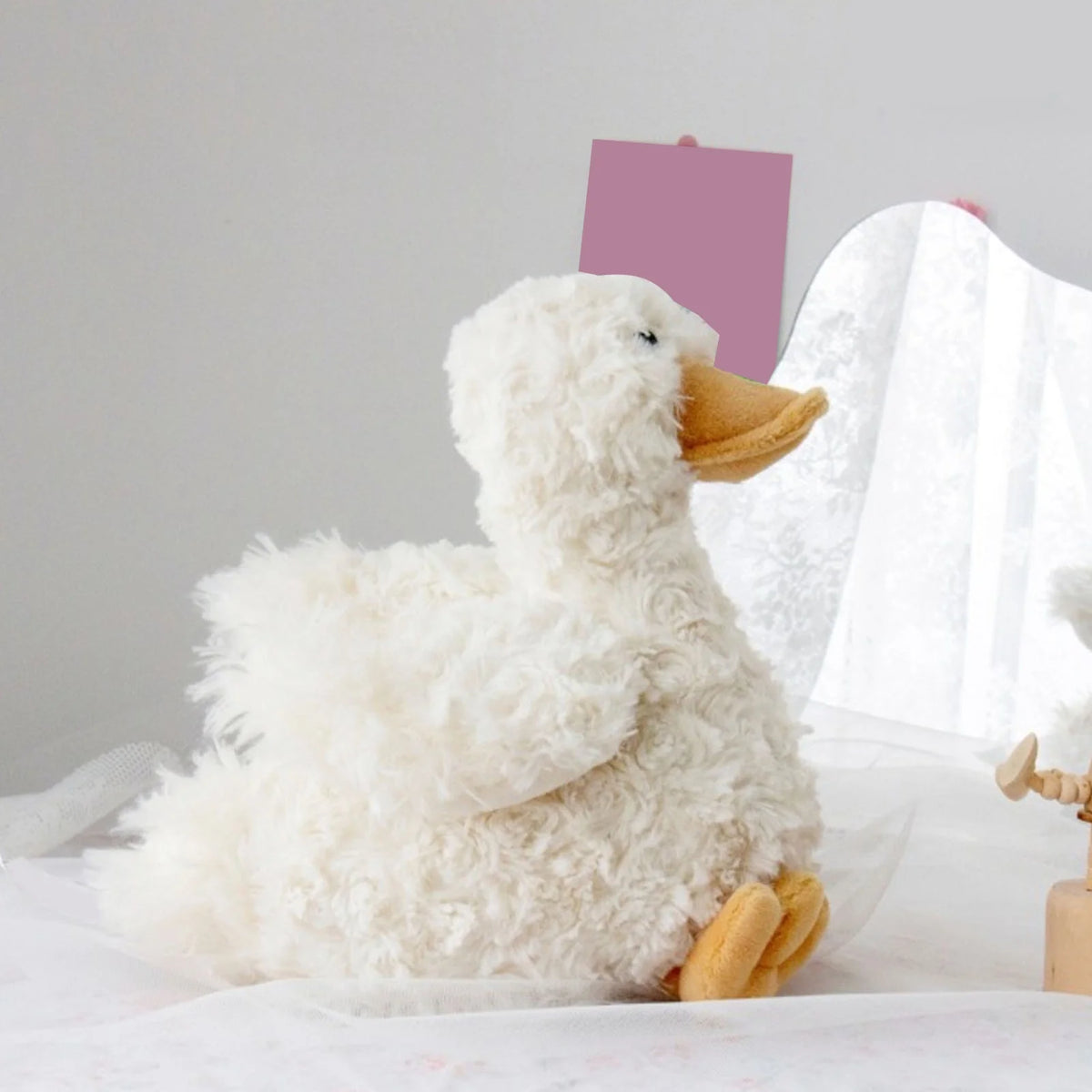 20cm Duck Plush Doll PP Cotton Stuffed Animal Toy B95433