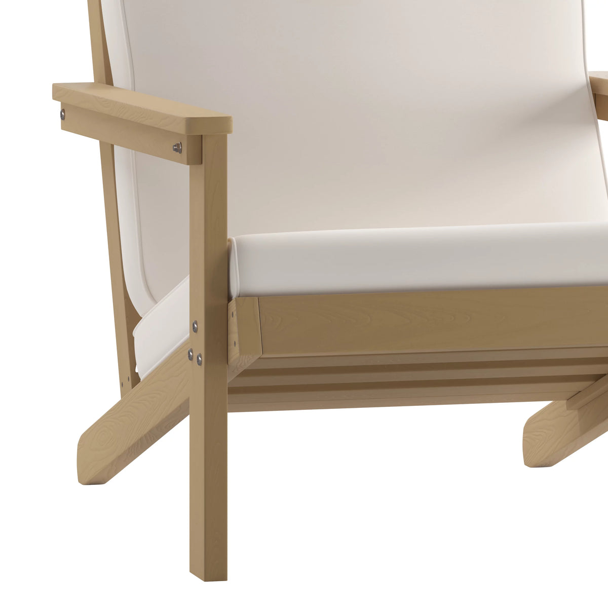 All-Weather Poly Resin Adirondack Chair with Cushions Z3685