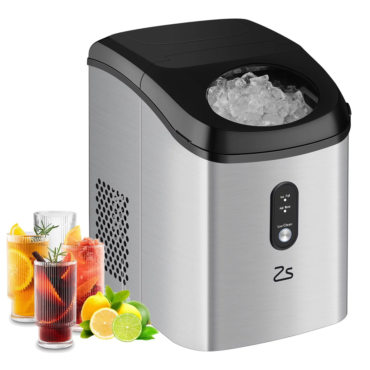 Countertop Nugget Ice Maker with Ice Scoop A3615