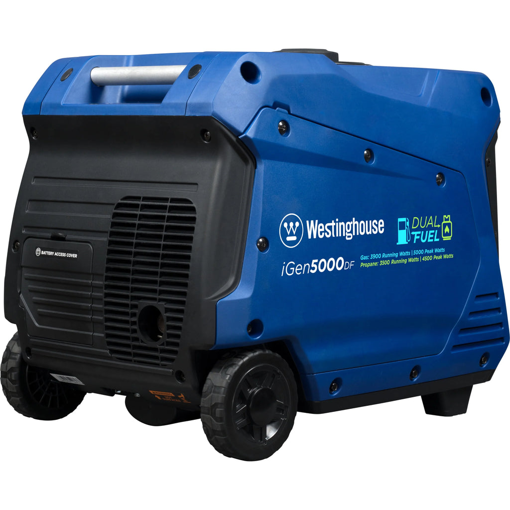 5000 Peak Watt Dual Fuel Portable Inverter Generator G2417