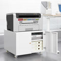 Black Metal Printer Cabinet with Storage K46889