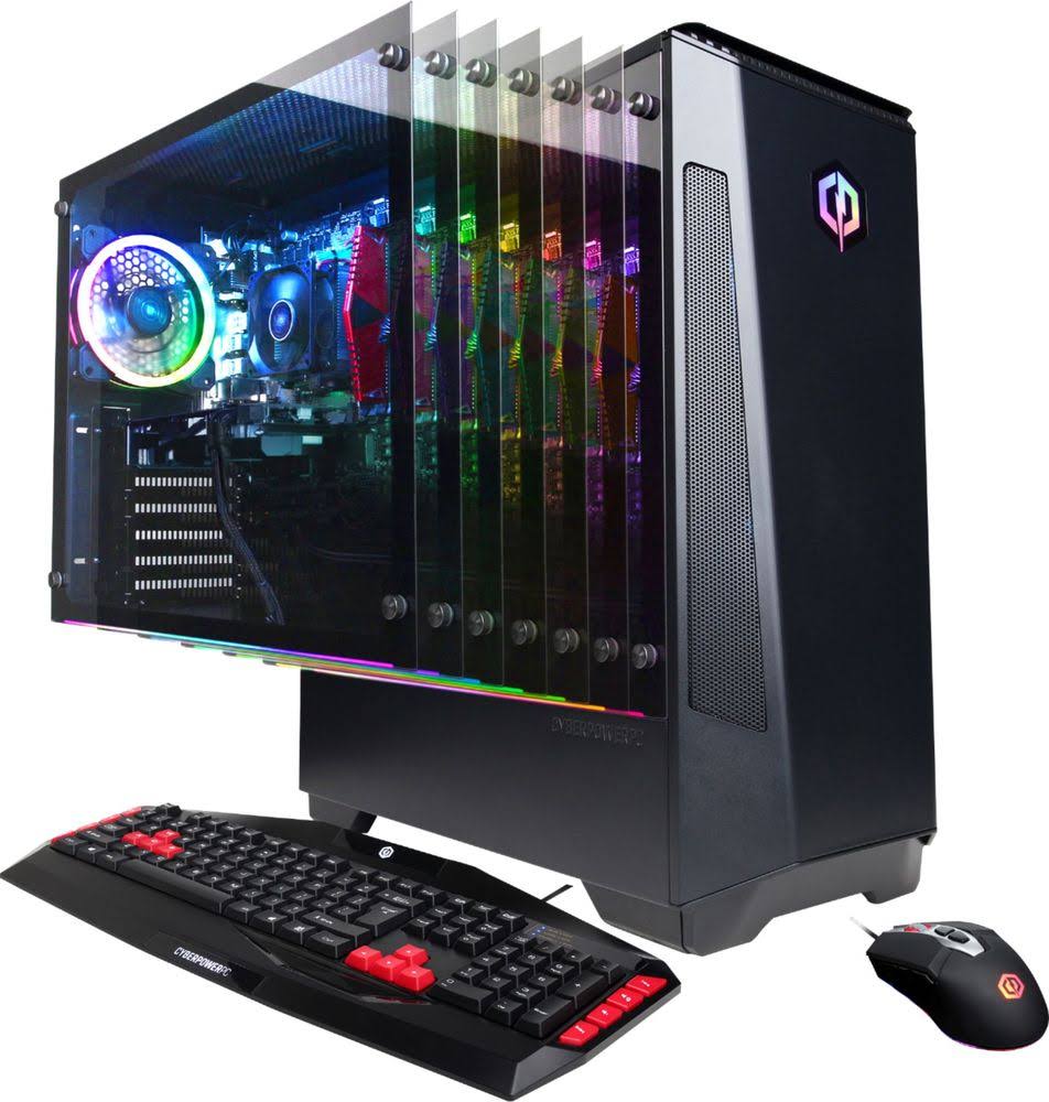 Gaming Desktop AMD Ryzen 3 2300X 8GB Memory AMD Radeon RX 560 2GB 1TB HDD Black A9295