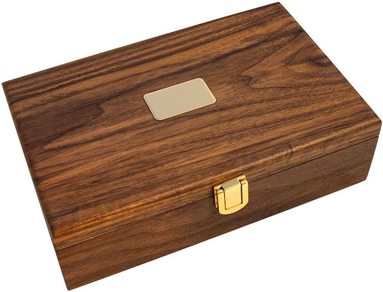 Solid Walnut 55-Piece Domino Set C626335