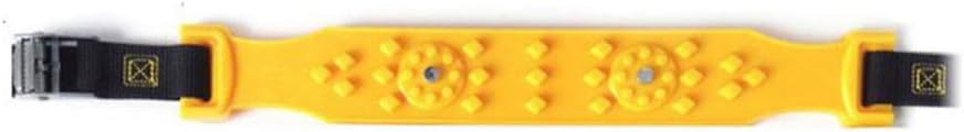10Pcs Car Snow Chains Yellow Pack of 2 Q6069