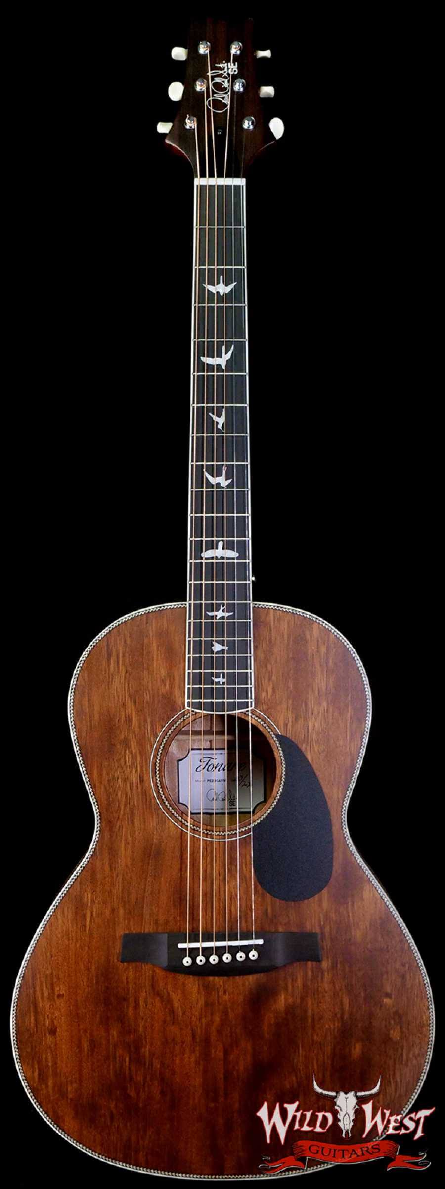 Vintage Mahogany Parlor Acoustic Guitar T105