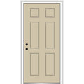 Wicker Painted Fiberglass Prehung Front Door W41338