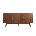 Walnut 3-Drawer and 2-Door Sideboard F469927