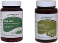 Senna Capsules 120 & Aloe Vera Capsules 120 Count Pack of 2 240 Count F46657