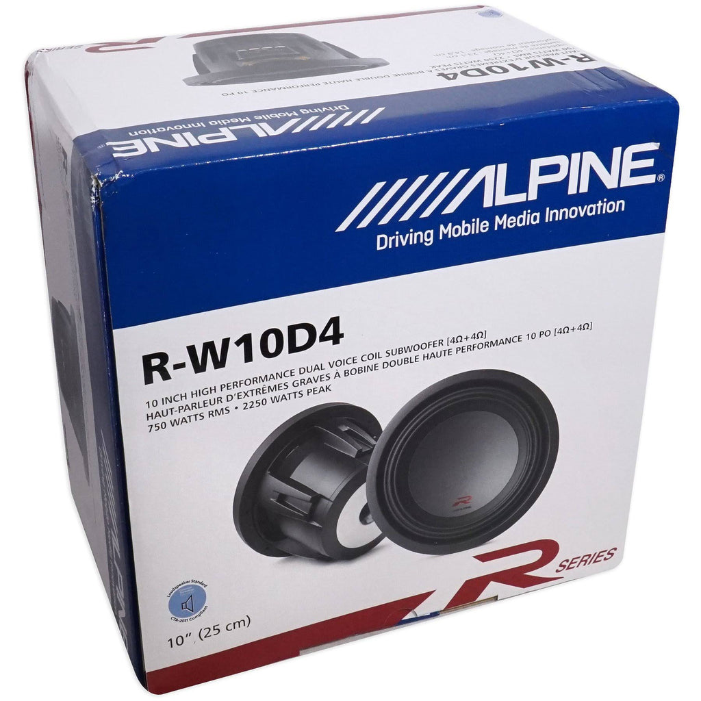 Alpine R-Series R-W10D4 Car Subwoofer H2419