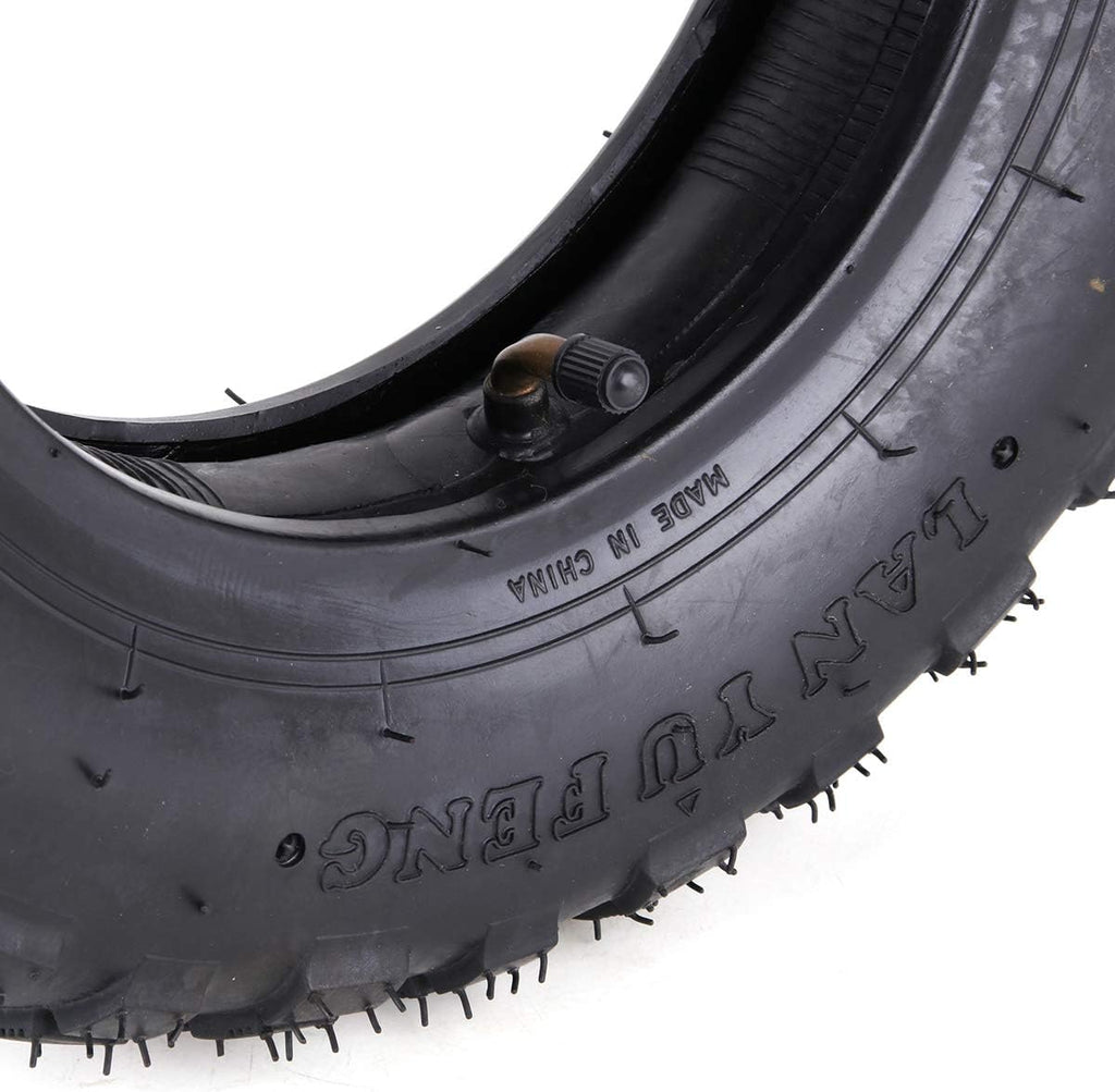 3.50-8 Tire and Inner Tube with TR87 Bent Angled Valve Stem Pack of 2 C959