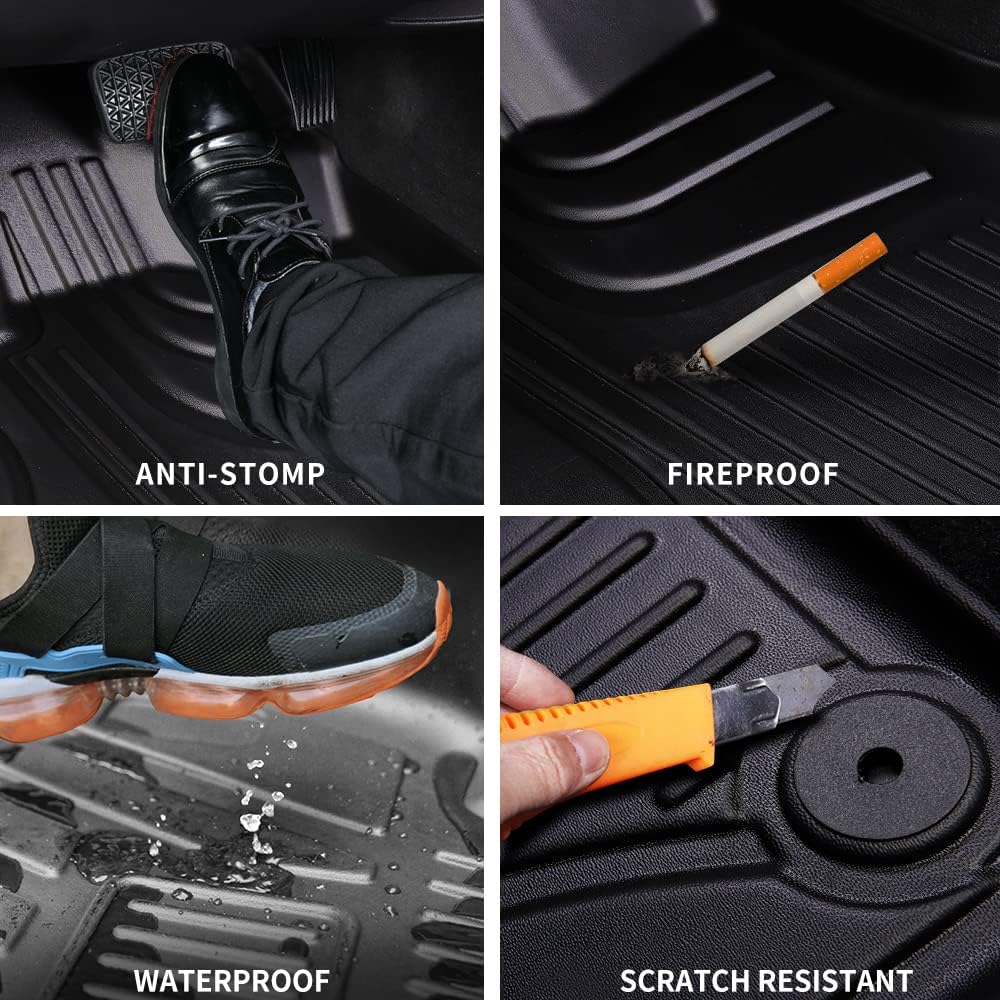 Black TPE Car Floor Liners for Hyundai Tucson W3688
