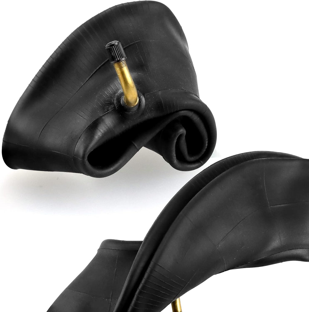 2 Pack Heavy Duty Replacement Inner Tubes with TR-13 Straight Metal Air Valve Stem A8509
