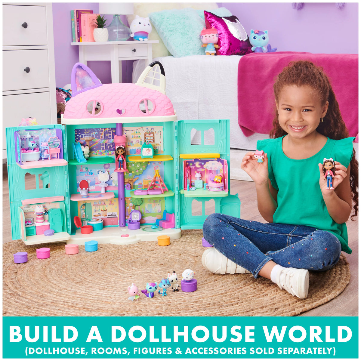 7 Toy Doll Figures Gift Set Q551