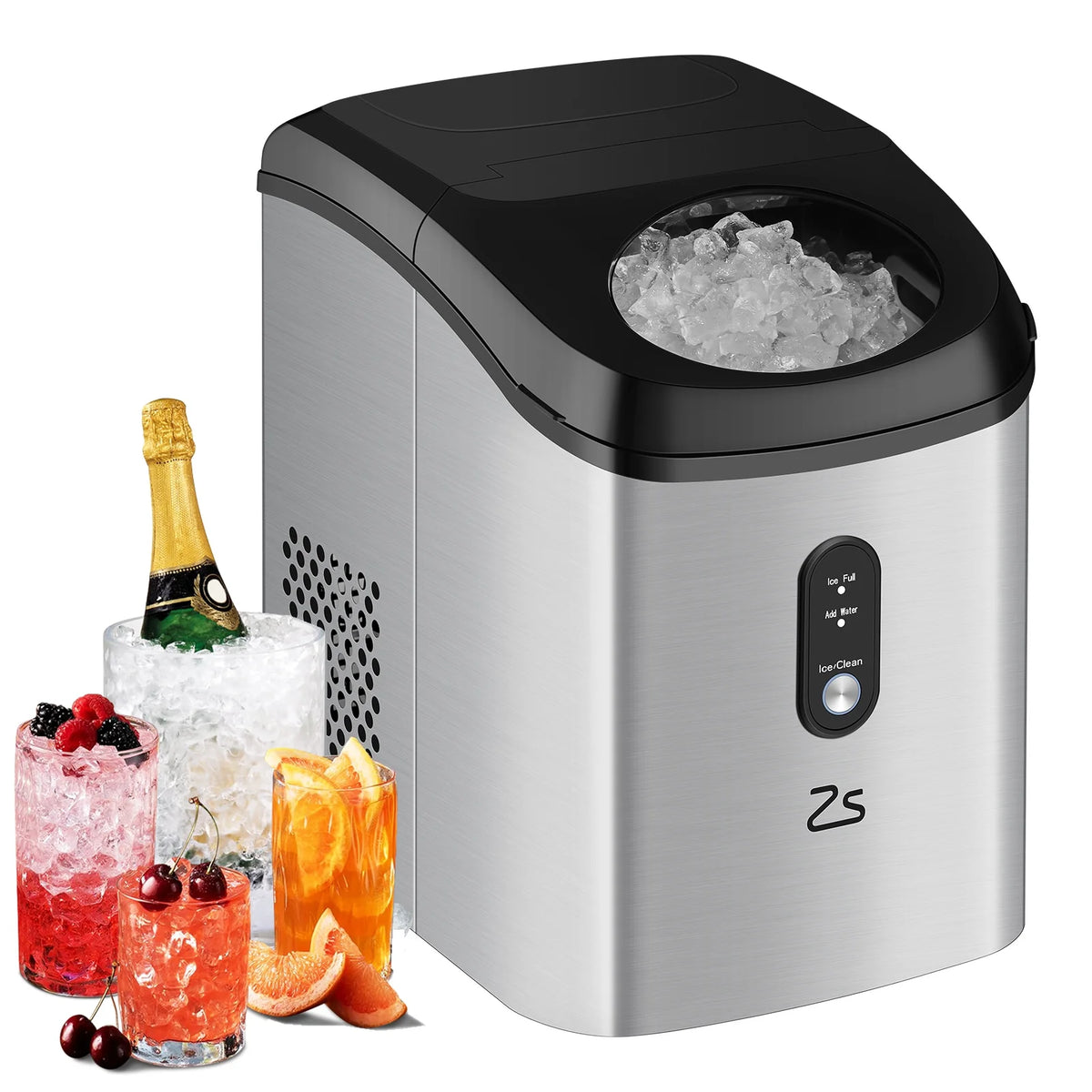 Countertop Nugget Ice Maker with Ice Scoop A3615