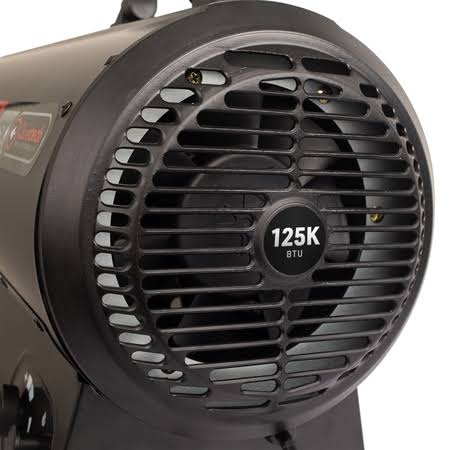 Black Portable Forced Air Propane Heater Y327610