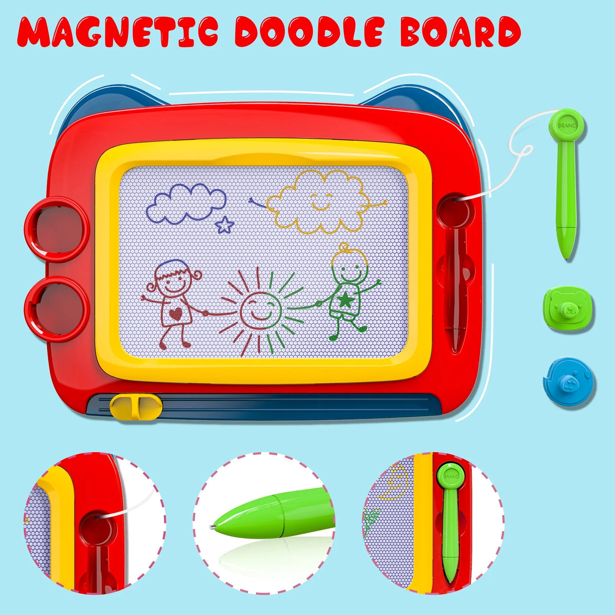 Magnetic Drawing Board for Boys Toys Age 2 3 4 G94281