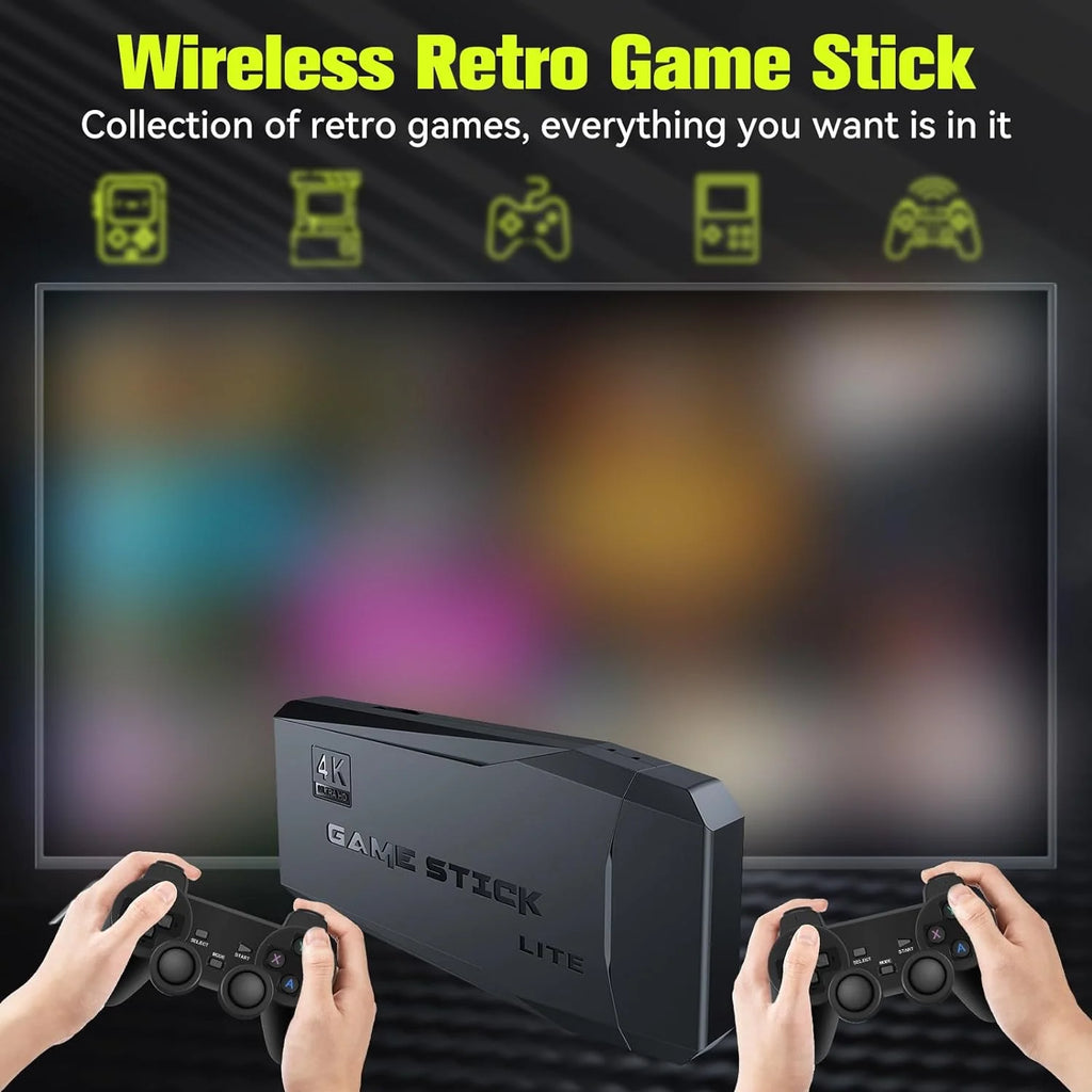 64G Wireless Retro Game Console with 25000+ Games G4252