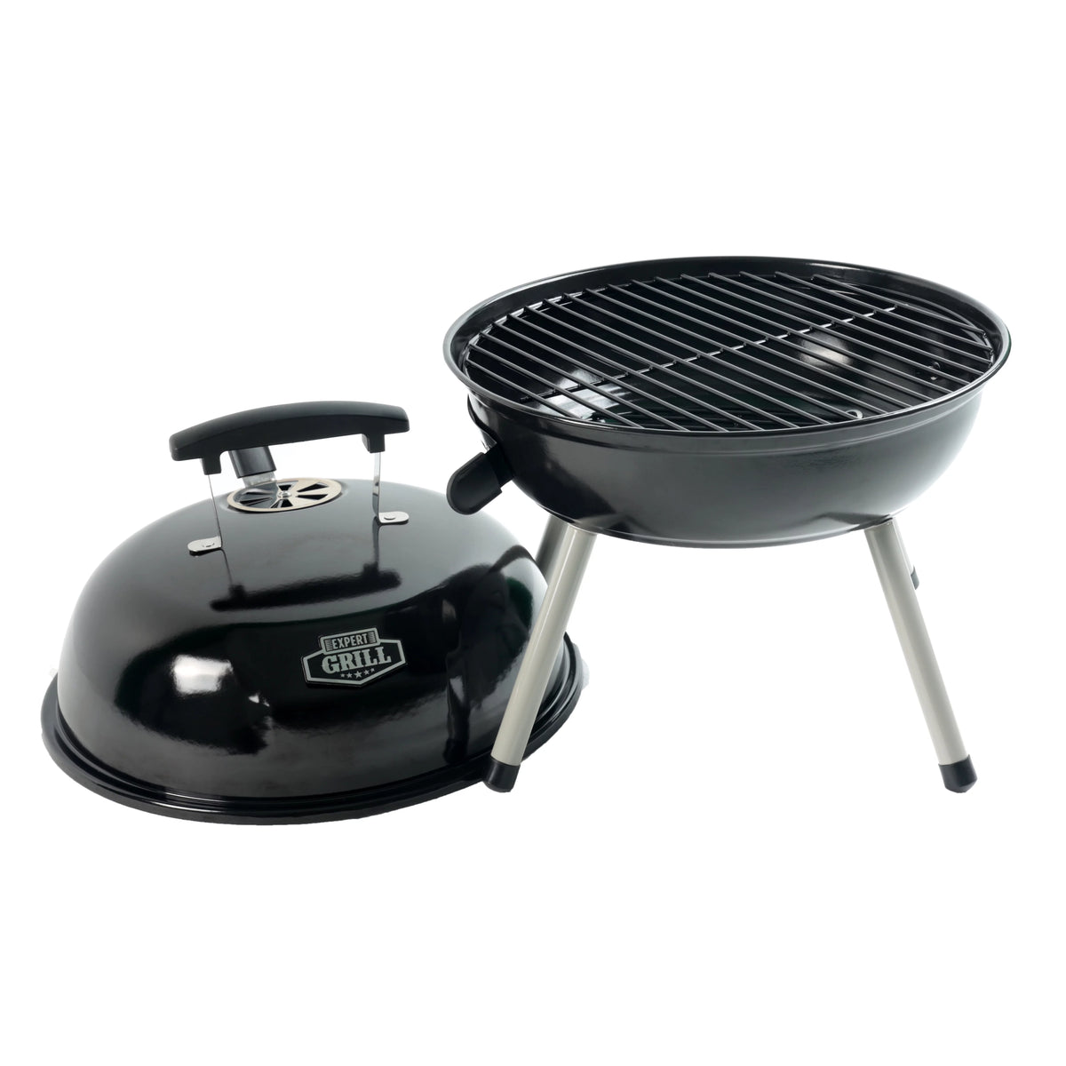 Portable Charcoal Grill, Black E281