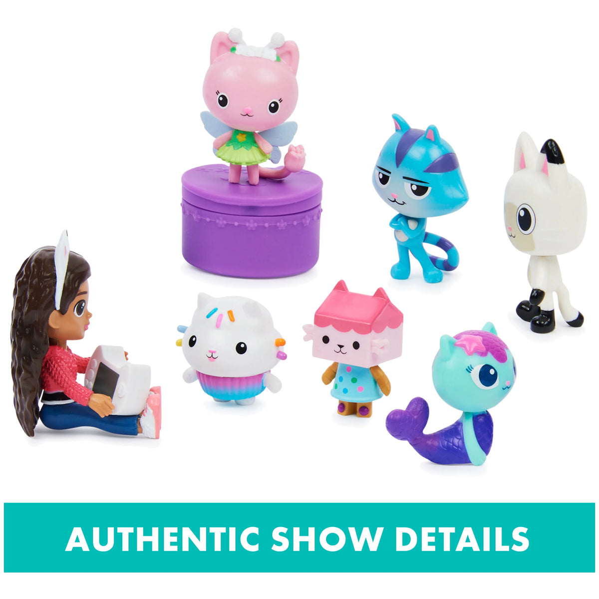 7 Toy Doll Figures Gift Set Q551