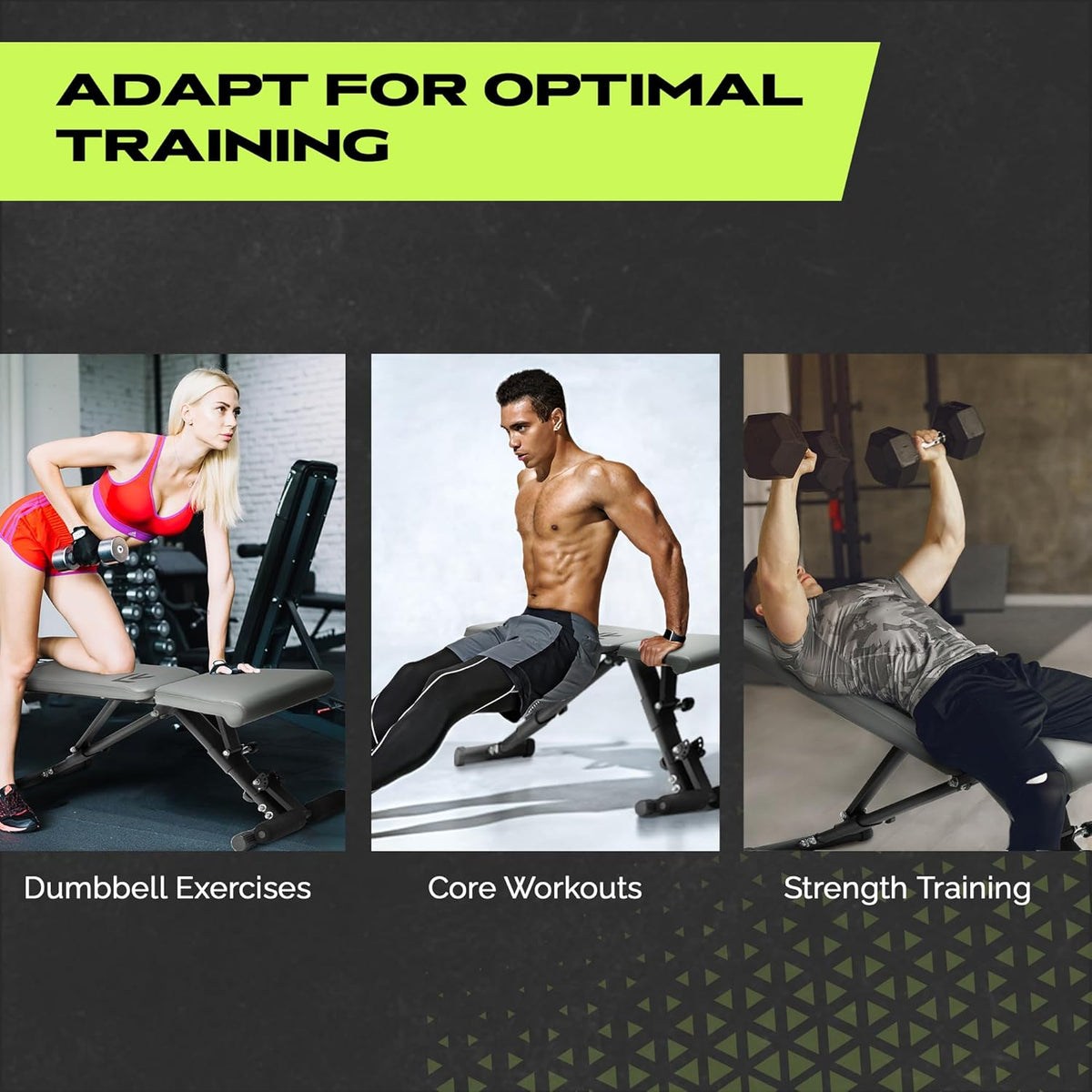 Adjustable Folding Weight Bench F18624