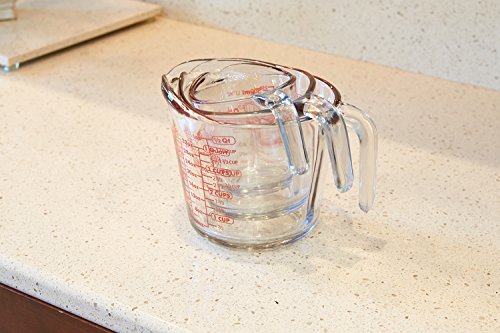 3 Piece Glass Measuring Cups Set B826051
