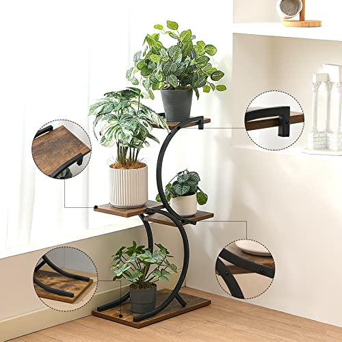 4 Tier Iron Plant Stand Q78525